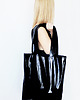 torby na ramię Black 'plastic' bag