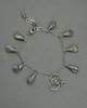 bransoletki wire wrapping Bransoletka regulowana serce kolorowe labradoryty wire wrapping