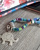 breloki Brelok  do kluczy BOHO AZTEQ ZE SŁONIEM
