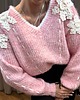 swetry damskie  Sweter z kwiatami