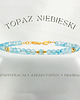 bransoletki z kamieni naturalnych Topaz niebieski Bransoletka