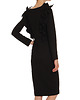 sukienki midi damskie Sukienka czarna YY100080_RAL9005