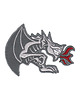 naszywki na ubrania Naszywka naprasowanka SMOK DRAGON termo haft 8,3x9,2cm
