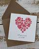 kartki scrapbooking Kartka walentynkowa ślubna