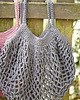 torby na ramię Boho Bag Siatka Szary