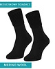 skarpetki damskie Bezuciskowe skarpety z MERINO WOOL czarne