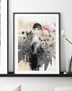 grafiki i ilustracje Retro girl