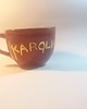 kubki Kubek FRIDA zielono-czerwony z imieniem KAROLINA