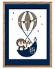 obrazy i plakaty do pokoju dziecięcego Obrazek Grow Up blue 30x40cm
