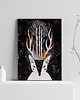 plakaty Plakat z magicznym niebem i wilkiem magia bajka
