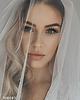 Ślubne ozdoby do włosów Welon ślubny brokatowy welon zakrywający twarz z brokatem dwuwarstwowy