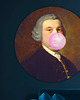 obrazy Giuliano with bubble gum - okrągły obraz