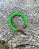 bransoletki ze szkła Bransoletka koralikowa neonowa zieleń