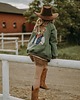 bluzy dla chłopców Bluza rozpinana bomberka Kowboj Teddy