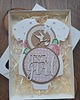 kartki scrapbooking Kartka na baby shower dziewczynki (w pudełku)