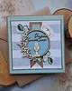 kartki scrapbooking Kartka na Komunię dla chłopca (w kopercie)