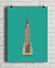 plakaty Chrysler Building - plakat giclee art
