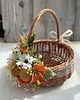 koszyki wielkanocne Wielkanocny koszyczek na święconkę, koszyczek z dekoracją