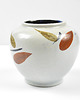 wazony Ceramiczny wazon, Silberdistel Zierkeramik, Niemcy, lata 60.