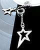 kolczyki srebrne Kolczyki srebrne gwiazdki Rockstar light