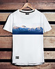 t-shirty męskie Koszulka męska - Górski krajobraz (panelowa)