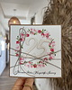 kartki scrapbooking Ręcznie robiona kartka z okazji 25. rocznicy ślubu - personalizowana