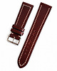 zegarki różne Pasek do zegarka  rozm: 20mm burgundowy z jasną nitką