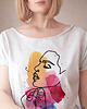 t-shirt damskie Oto ja Szary Oversize