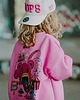 bluzy dla dziewczynki Bluza oversize Teddyland różowa