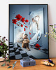 plakaty Surrealistyczny Plakat "Past in the Future." Kolaż