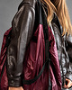 torby XXL Bordowa torba shopper TWIN Deep Cherry  moora x CZAJKOWSKI