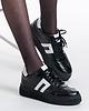 sneakersy damskie Sneakersyi skórzane  (7188)