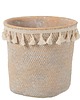 doniczki Doniczka osłonka Boho frędzle wys. 21,5 cm