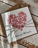 kartki scrapbooking Kartka walentynkowa z sercem