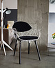 krzesła Designerskie KRZESŁO K8 czarno-białe