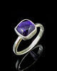 pierścionki srebrne Pierścionek subtelny fiołkowy iolit