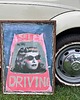 plakaty Plakat SELF DRIVING grafika dla fanki motoryzacji feministyczny plakat dla niej