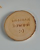 podkładki do kuchni Drewniana podkładka - smacznej kawusi