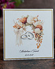 zaproszenia i kartki na ślub Personalizowana kartka ślubna z kopertą  WEDDING CHARM ALLURE, WA32b