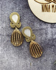 kolczyki soutache goldi - kolczyki sutasz