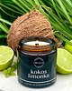 świece zapachowe KOKOS & LIMONKA świeca sojowa 120 ml