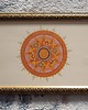 grafiki i ilustracje Obrazek orientalna mandala ORANGE