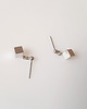 kolczyki - inne Kolczyki Silver Cubes