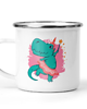 kubki Kubek metalowy dino tancerz