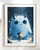 plakaty Plakat Niebieski stworek III