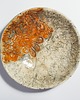 przechowywanie - różne Ceramiczna miska z wytłoczonym koronkowym wzorem