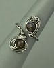 pierścionki - różne Pierścionek regulowany labradoryt wire wrapping