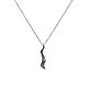 wisiory WAVES / black silver NECKLACE