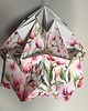 lampy wiszące Abażur klosz Origami origamilamp papier Kwiatki