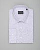 koszule męskie Wzorzysta koszula męska 00353 dł rękaw biały classic